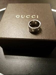 【正規品】大阪梅田「阪急百貨店 メンズ館」GUCCI正規店 「GUCCI」男女兼用 指輪リング