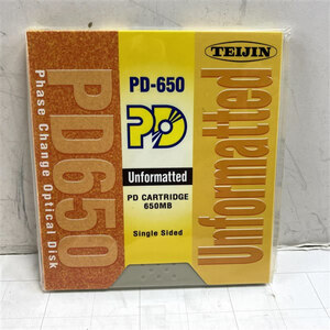 TEIJINテイジン PDカートリッジ650MB PD-650 光ディスク1枚 未使用 定形外送料無料