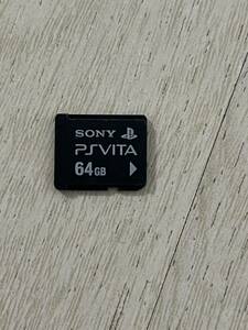 SONY PSVITA メモリーカード 64GB 動作品 初期化
