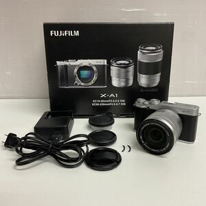 【名古屋発】営YY501-100Y FUJIFILM 富士フィルム X-A1 レンズキット 16-50mm 1:3.5-5.6 デジタルカメラ 通電動作確認済 箱有