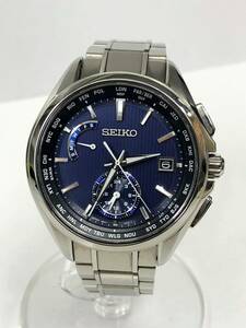 SEIKO ブライツ BRIGHTZ 8B63-0AV0 ベルトチタン ソーラー電波 メンズ 腕時計 SS-038786