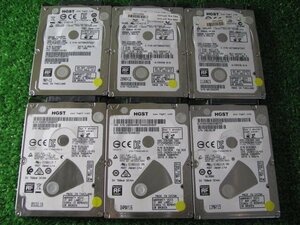 KA4209/2.5インチHDD 6個/HGST 500GB