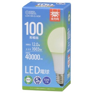 LED電球 E26 100形相当 昼白色｜LDA13N-G AG6 06-5516 オーム電機