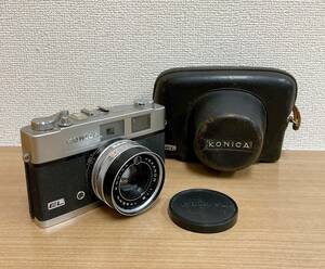 【KONICA（コニカ ） auto S2 + HEXANON 1:1.8 45mm フィルムカメラ】趣味/レトロ/現状品/A511-199