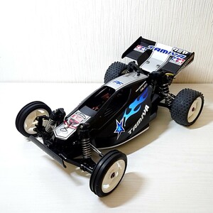 ハ19【100】1円～ 通電確認済 タミヤ 1/10 電動RC ラジコン DT-02 シャーシ ボディ