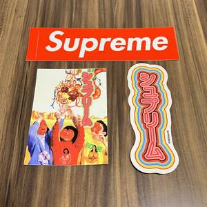 ★新品未使用★SUPREME シュプリーム★ロゴ ステッカー シール 3枚セット