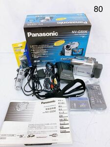 4SA074 Panasonic　NV-GS5　ビデオカメラ MiniDVテープ通電OK 中古 現状品