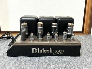 McIntosh マッキントッシュ MC240 真空管アンプ 。動作品