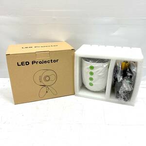 送料無料h57216 GooDee LED Projecter ポータブルミニ プロジェクター ビデオプロジェクター 未使用品