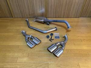 ◎絶版品◎入手困難 ホンダ GE6 GE8 フィット FIT 社外 リア 左右 出し ダブル マフラー L13A L15A 検索 無限 エアロ RS スポイラー HKS