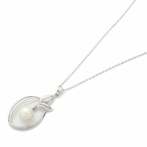 ミキモト パール ネックレス ブランドオフ MIKIMOTO その他 ネックレス K14WG 中古 レディース