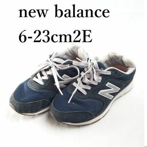 LK7114*new balance*ニューバランス*レディーススニーカー*US6-23cm2E*ネイビー