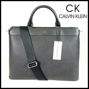 新品 定価31,900円 CK カルバンクライン 2WAY ビジネスバッグ 黒 A4 日本製 CK CALVIN KLEIN メンズ 【3148】