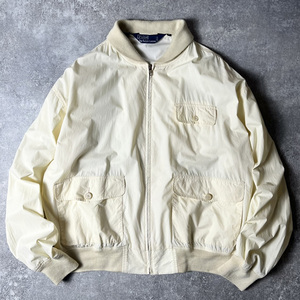 90s POLO RALPH LAUREN ミリタリー タンカース タイプ コットン ジャケット XL / 90年代 オールド ポロ ラルフローレン A-1 ブルゾン