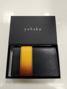 新品未使用品 yuhaku ユハク 日本製 名刺入れ YAL163 