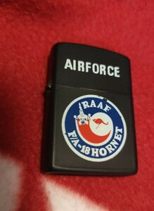 AIRFORCE　USAF ホーネット　F/A-18 ZIPPOタイプライター