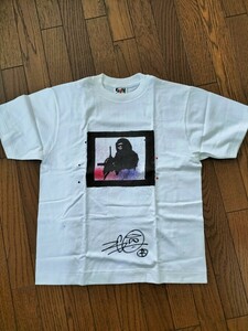 【貴重】ＮIGOサイン入り／A BATHING APE BAPE FUTURA Art Tee size M エイプ フューチュラ アート Tシャツ 日本製 ホワイト