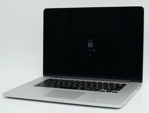 【1円スタート】Apple MacBook Pro Retina Mid 2015 15インチ 2880x1800 A1398 EMC2909 ストレージ欠品 EFIロック