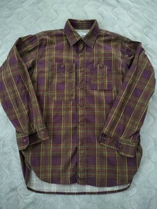 21AW ENGINEERED GARMENTS WORK SHIRT XS ネルシャツ ワークシャツ エンジニアードガーメンツ / コート ジャケット シャツ バンツ Tシャツ