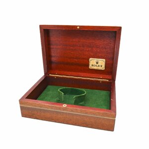 1円 良品 ROLEX CASE ロレックスケース 時計用 空箱 BOX 木箱 内箱 69.00.09 希少 木製ウッド ヴィンテージ レア 付属品 327720240423