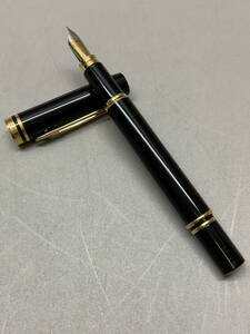 ⑦ WATERMAN ウォーターマン 万年筆 ペン先 18K 750 ブラック ゴールド 文房具 