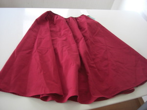 新品エディットフォールル　フレアスカート赤３４　定価２００００円