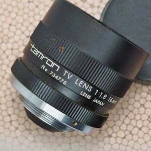 タムロン Tamron Cマウント TV Lens 16mm f1.8（中古動作品）