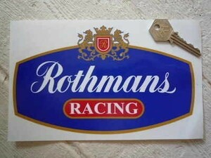 ◆送料無料◆ 海外 2枚セット Rothmans Red Racing with Gold Outline ロスマンズ 200mm ステッカー シール