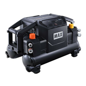 【2年保証】マックス［MAX］ 高圧エアコンプレッサ AK-HL1310E ブラック　取出口高圧/常圧各2個（45気圧/11L）