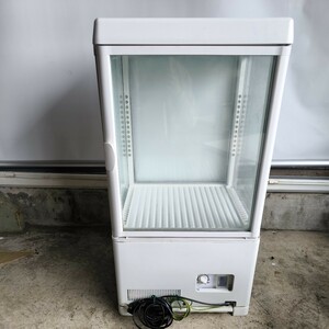 [引取歓迎] サンデン 冷蔵ショーケース 四面・五面がラス式ショーケース AG-54XE 19年製 動作品 現状出品 中身天棚欠品 本体のみ