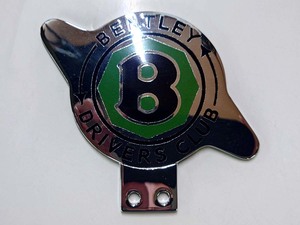 【美品】ベントレー ドライバーズ クラブ バッジ　BENTLEY DRIVERS CLUB