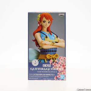 【中古】[FIG]ナミ B(衣装ブルー) ワンピース GLITTER&GLAMOURS-NAMI WANOKUNI STYLE-II ONE PIECE フィギュア プライズ(2575086) バンプレ