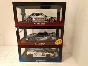 【未開封・3台】 AUTOart 80730 Benz ORIGINAL-TEILE SCHNEIDER #1 / 80497 NSX N 100 JGTC RAYBRING 2004 / 74689 Lamborghini Gallardo