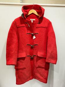 Gloverall◆イングランド製オールドヴィンテージダッフルコート/34/ウール/RED