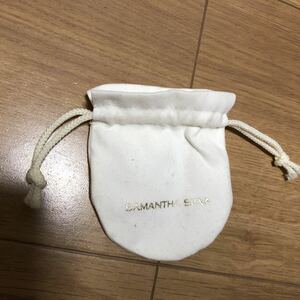 【サマンサシルバ】ネックレス　保存袋