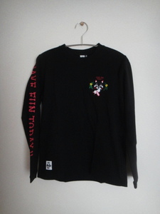 新品！CHUMS レディース BSC L/S T-shirt BK M サイズ　コラボ　限定