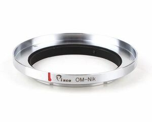 オリンパス OLYMPUS OMマウントレンズ → ニコン Nikon Fマウント 交換用マウント D6 D850 D500 D7500 検)マウントアダプター