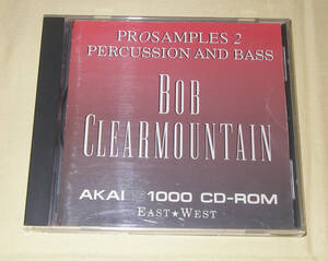 ★EAST WEST BOB CLEARMOUNTAIN PERCUSSION AND BASS SOUND LIBRARY (CD-ROM)★