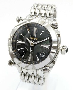 【セイコー　１円〜】◎SEIKO◎5R66-0AW0　SBLA067　ガランテGMT　スプリングドライブ　メンズ　腕時計　AT　稼働　UL7526A