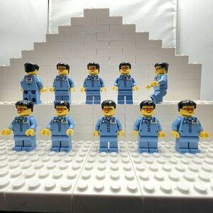 B6　レゴミニフィグ　OcTan(レゴの世界のガソリンスタンド) 　サングラス　10個セット　新品未使用　LEGO社純正品