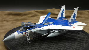 ハセガワ 1/48　F-15Cイーグル　デジタル迷彩ペイント仕上げ　完成品