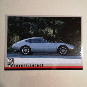 ◆モーターカーコレクション「トヨタ TOYOTA 2000GT」118/PC10◆1998年 ツクダオリジナル/トレーディングカード/CA車