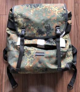 EDIFICE 別注 BAGJACK バッグジャック バッグパック リュック 迷彩 カモフラージュ ドイツ軍 ジャーマン フレクターカモ rucksack skidcat