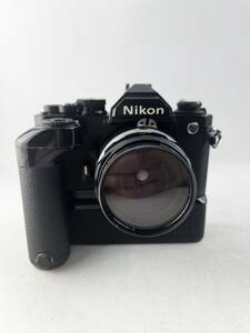 １円～ Nikon FM2 フィルムカメラ 一眼レフカメラ ブラック ボディ 28mm 3.5 レンズ シャッター確認済み