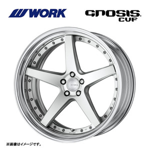 送料無料 ワーク GNOSIS CVF STEP RIM ミドルコンケイブ STANDARD Adisk 12.5J-21 +59～－63 5H-100 【2本セット 新品】