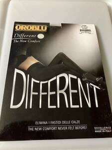【送料無料】 OROBLU different 80 the new comfort オロブル 80デニール タイツ M 40-42 black tights 黒 ブラック イタリア製 高級