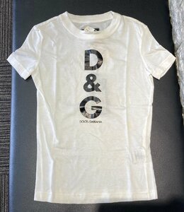 タグ付き！！●D＆G DOLCE&GABBANA　ドルチェ&ガッバーナ　ホワイト 半袖　Tシャツ　36　イタリア製 レディース●