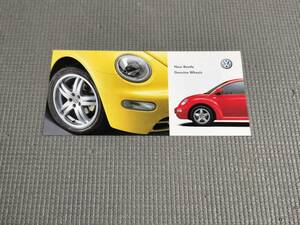 フォルクスワーゲン ビートル 純正ホイール カタログ 2001年 VW New Beetle