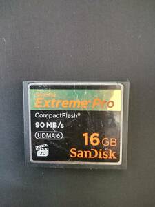 SanDisk　Extreme pro　16GB　CFカード　コンパクトフラッシュ