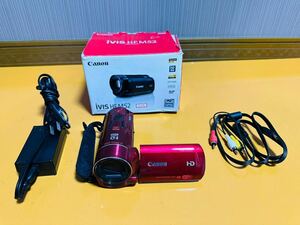 （518）　Canon キヤノン　デジタルビデオカメラ iVIS HF M52 箱付き　SDカード付き　バッテリー付き　充電器付き　動作確認済み　